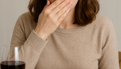 Märklig vana när man äter