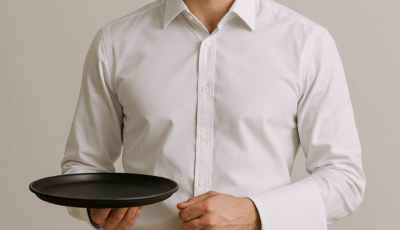 Serveringskläder vid kungligheter som gäster